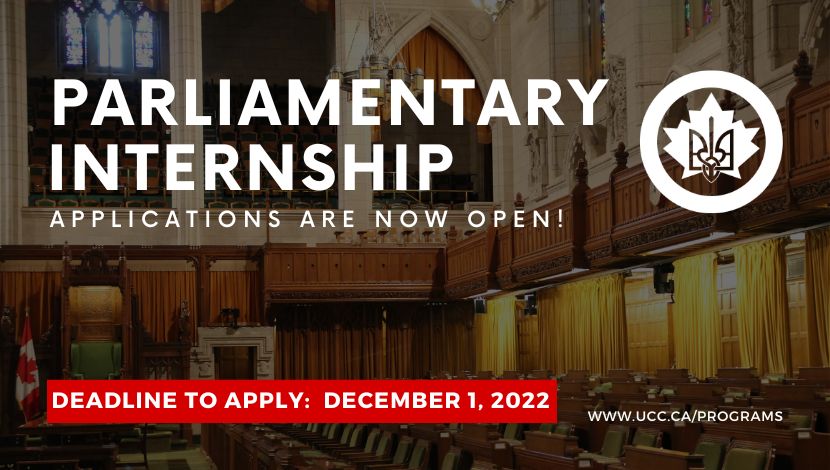 UCC Toronto - Apply to become UCC's next Parliamentary Intern! Deadline ...